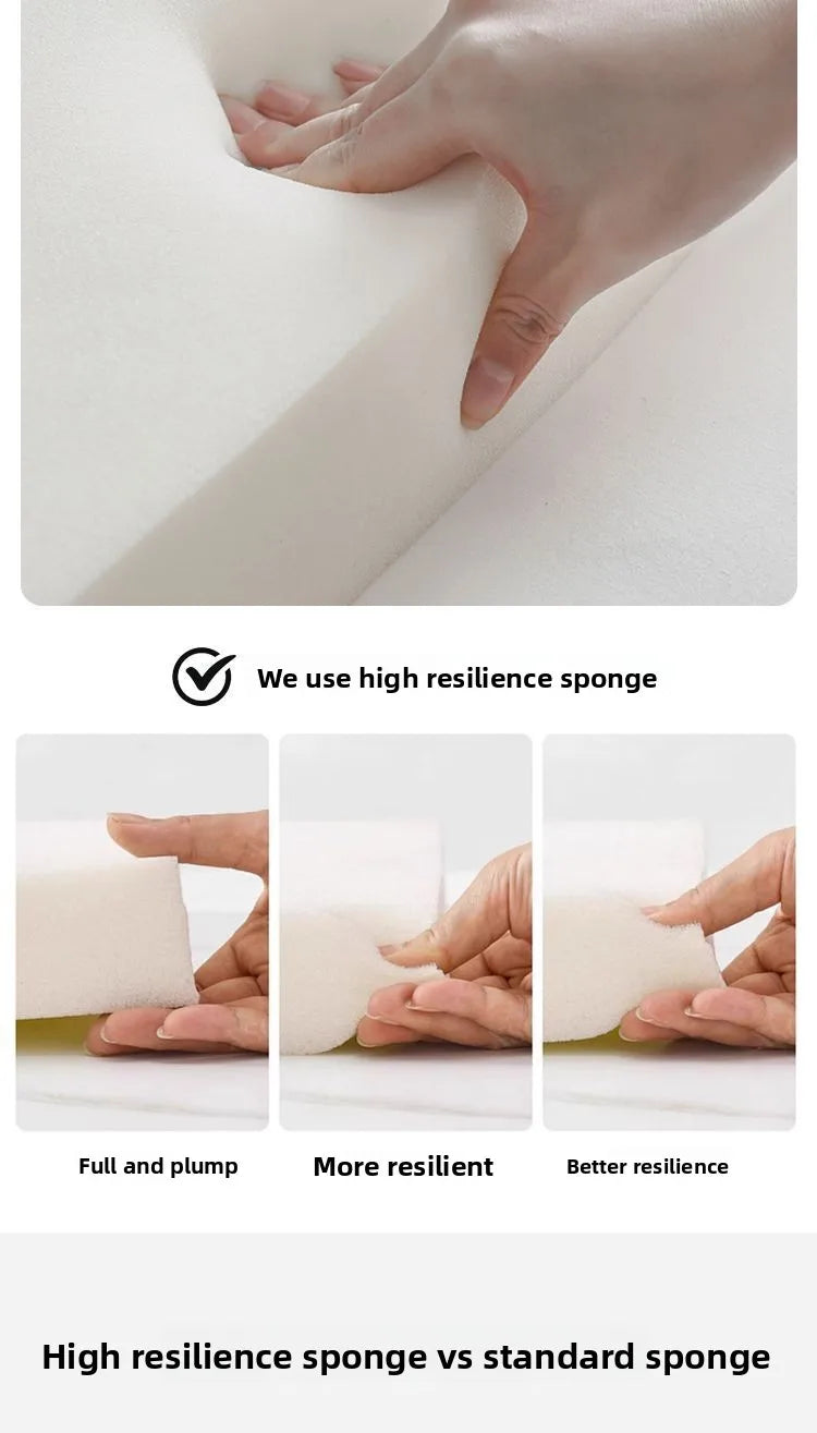 Convertible Sofa Bed 3 in 1 Foldable  Multi-Angle Adjustable High Density Sponge Folding Furniture for Living Room Bedroom