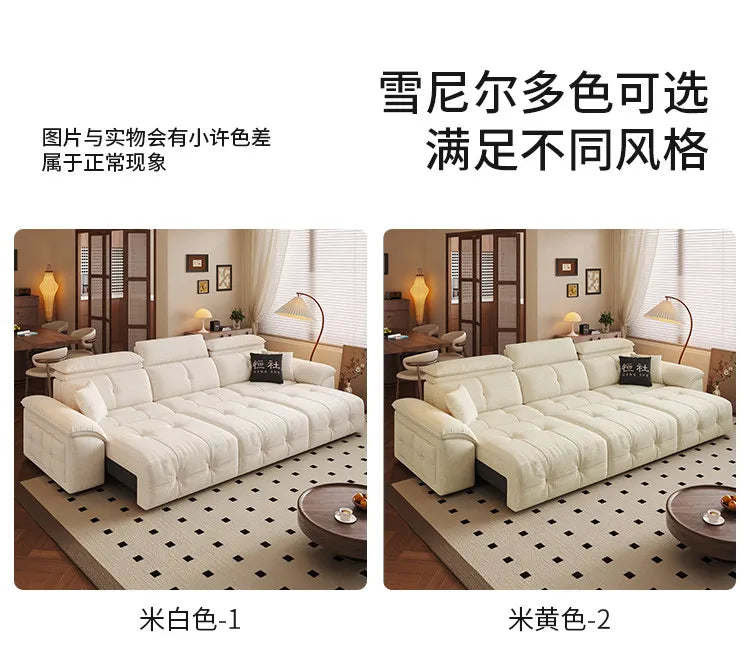European Style Sleeper Electric Sofa Bed Living Room Luxury Electric Recliner Sofa Bed Modular Multifunctional Furniture