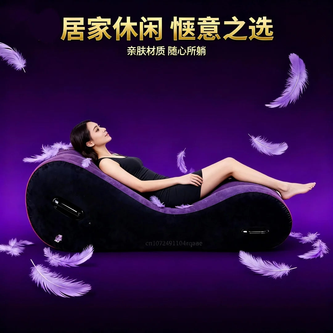 Outdoor Portable Inflatable Sofa Bed - for Camping, Beach, Travel & Garden | Modern Hotel-Grade Furniture Outdoor Garden Sofa