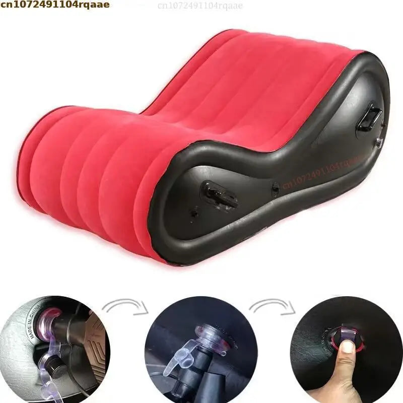 Outdoor Portable Inflatable Sofa Bed - for Camping, Beach, Travel & Garden | Modern Hotel-Grade Furniture Outdoor Garden Sofa