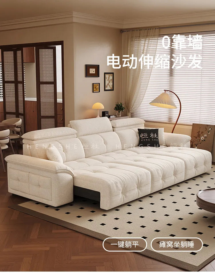 European Style Sleeper Electric Sofa Bed Living Room Luxury Electric Recliner Sofa Bed Modular Multifunctional Furniture