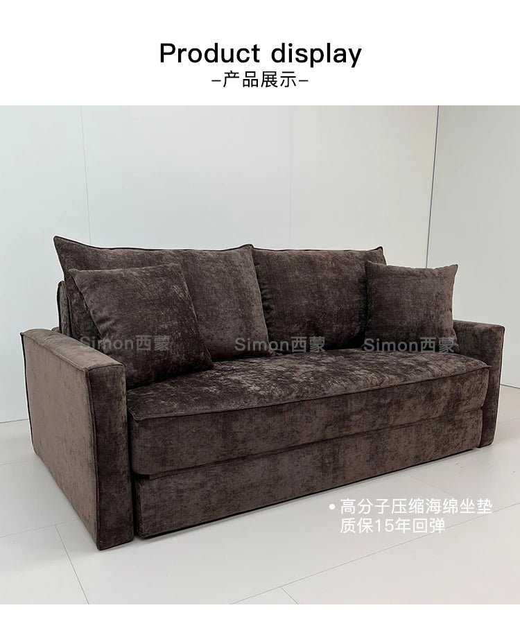 Armrest Kids Compression Sofa Bed Classic Large Lounge Compression Sofa Double Cushion Divani Da Soggiorno Home Accessories