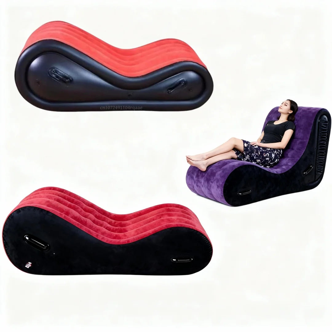 Outdoor Portable Inflatable Sofa Bed - for Camping, Beach, Travel & Garden | Modern Hotel-Grade Furniture Outdoor Garden Sofa