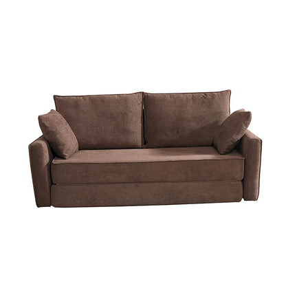 2025 popular products, modern style two-seater sofa bed, square convertible sponge-filled fabric with compression furniture