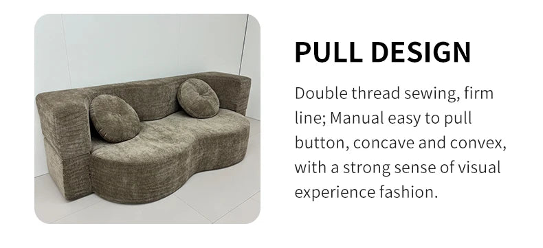 2 Seater Foldable Compression Sofa Bed Recliner Lazy Nordic Minimalist Compression Sofa Romantic Relax Kanepe Home Accessories