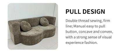 2 Seater Foldable Compression Sofa Bed Recliner Lazy Nordic Minimalist Compression Sofa Romantic Relax Kanepe Home Accessories