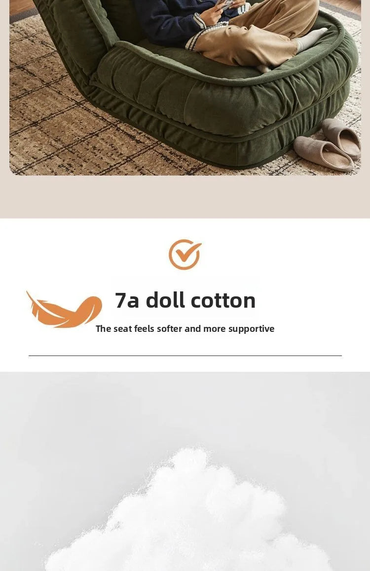 Convertible Sofa Bed 3 in 1 Foldable  Multi-Angle Adjustable High Density Sponge Folding Furniture for Living Room Bedroom