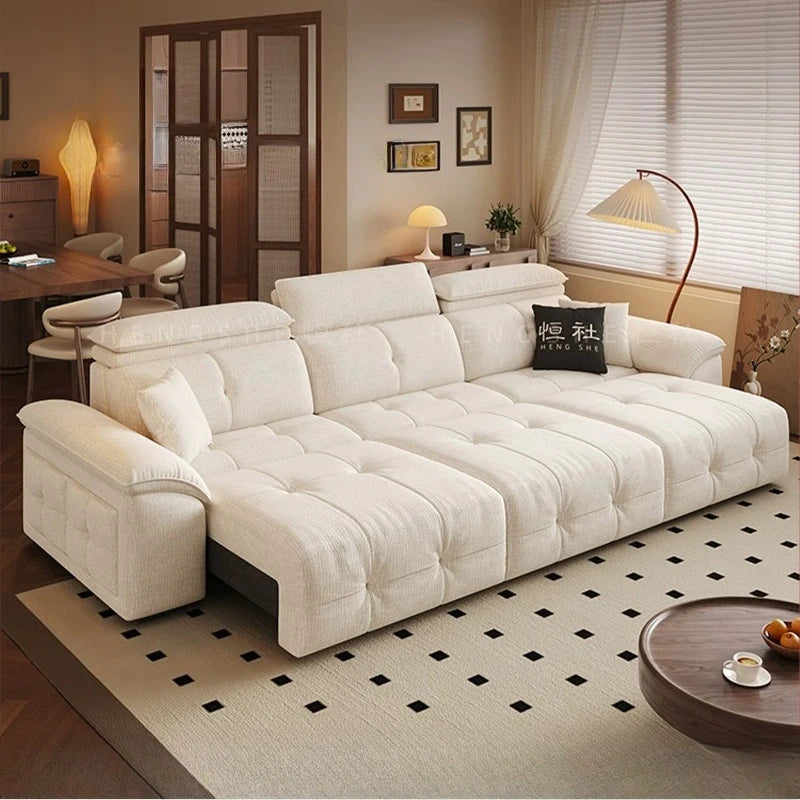 European Style Sleeper Electric Sofa Bed Living Room Luxury Electric Recliner Sofa Bed Modular Multifunctional Furniture