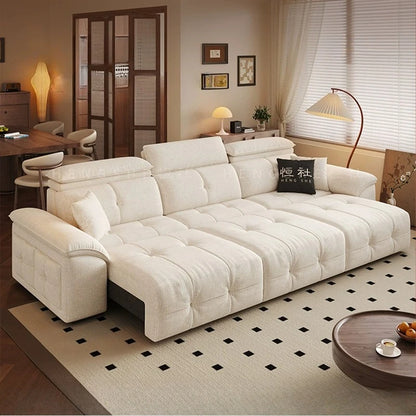 European Style Sleeper Electric Sofa Bed Living Room Luxury Electric Recliner Sofa Bed Modular Multifunctional Furniture