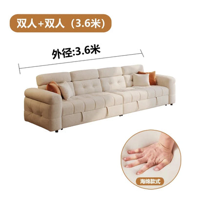 Relax 3 Seater Sofas Bed Luxury Multifunctional Convertible Modern Sofa Living Room Lazy Canape Lit Pliant Home Furniture