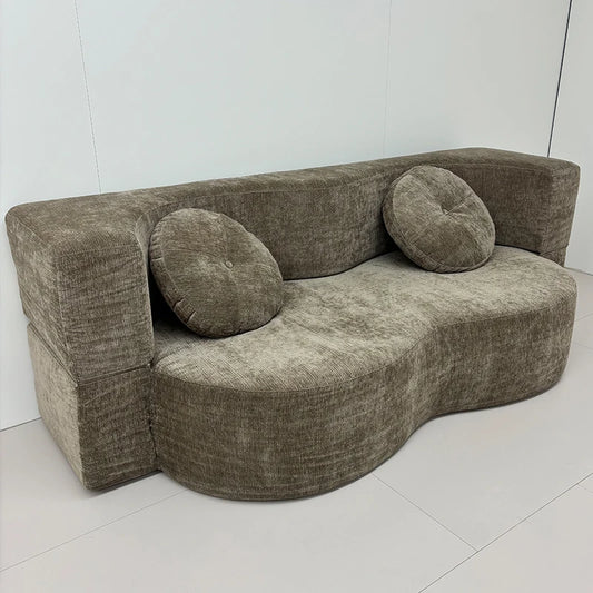 2 Seater Foldable Compression Sofa Bed Recliner Lazy Nordic Minimalist Compression Sofa Romantic Relax Kanepe Home Accessories