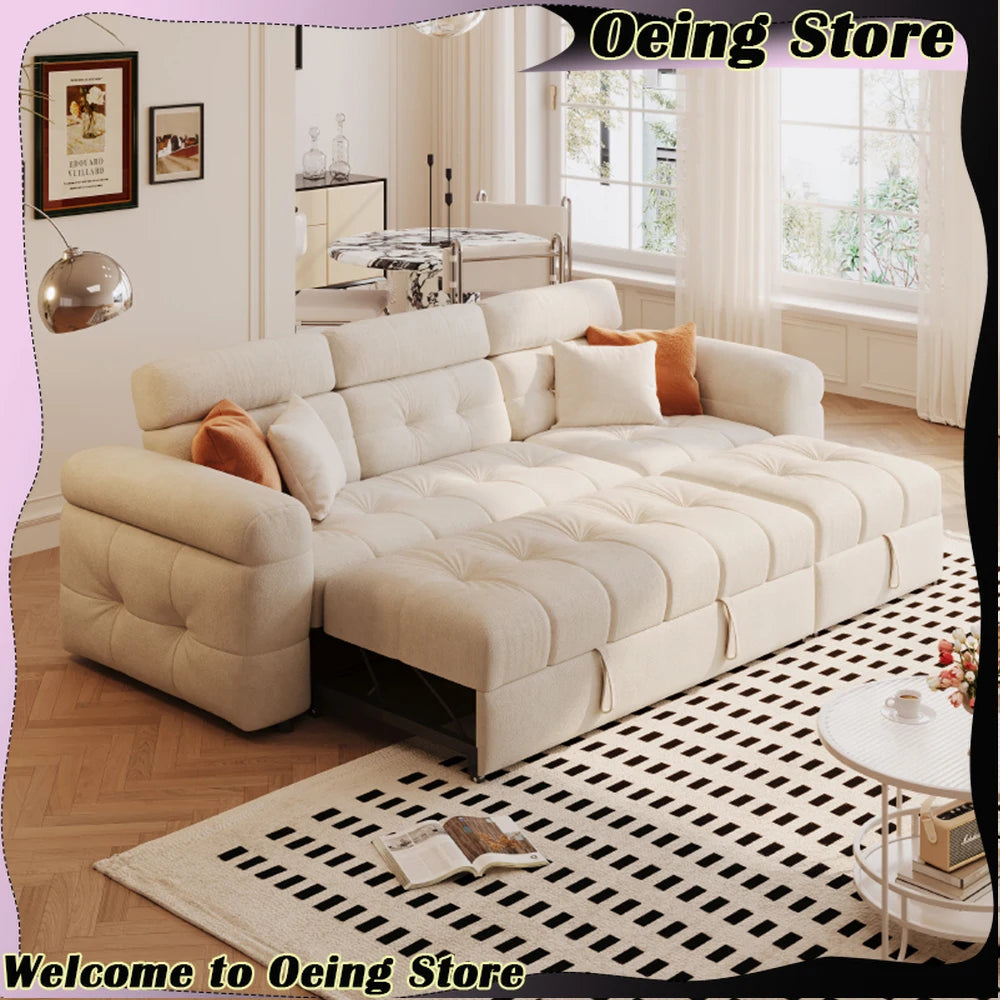 Relax 3 Seater Sofas Bed Luxury Multifunctional Convertible Modern Sofa Living Room Lazy Canape Lit Pliant Home Furniture