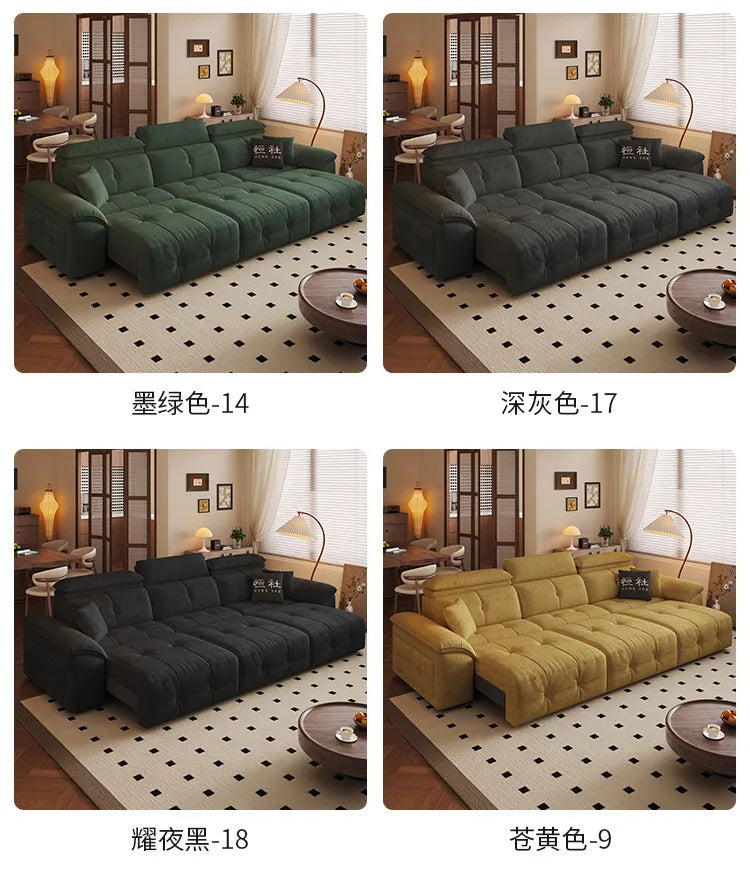 European Style Sleeper Electric Sofa Bed Living Room Luxury Electric Recliner Sofa Bed Modular Multifunctional Furniture