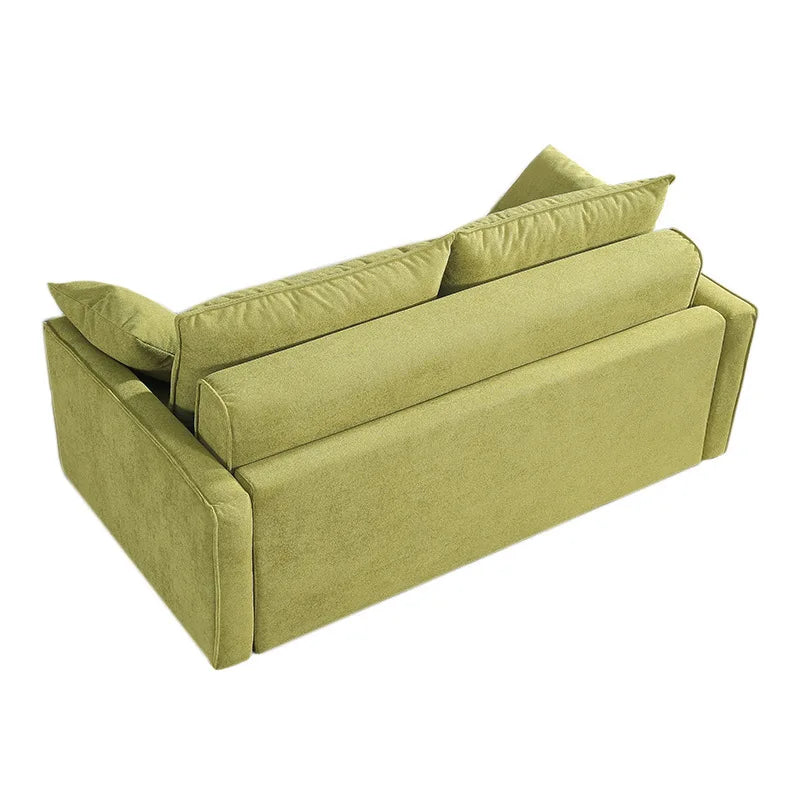 2025 popular products, modern style two-seater sofa bed, square convertible sponge-filled fabric with compression furniture
