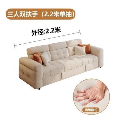 Relax 3 Seater Sofas Bed Luxury Multifunctional Convertible Modern Sofa Living Room Lazy Canape Lit Pliant Home Furniture