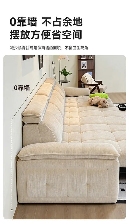 European Style Sleeper Electric Sofa Bed Living Room Luxury Electric Recliner Sofa Bed Modular Multifunctional Furniture