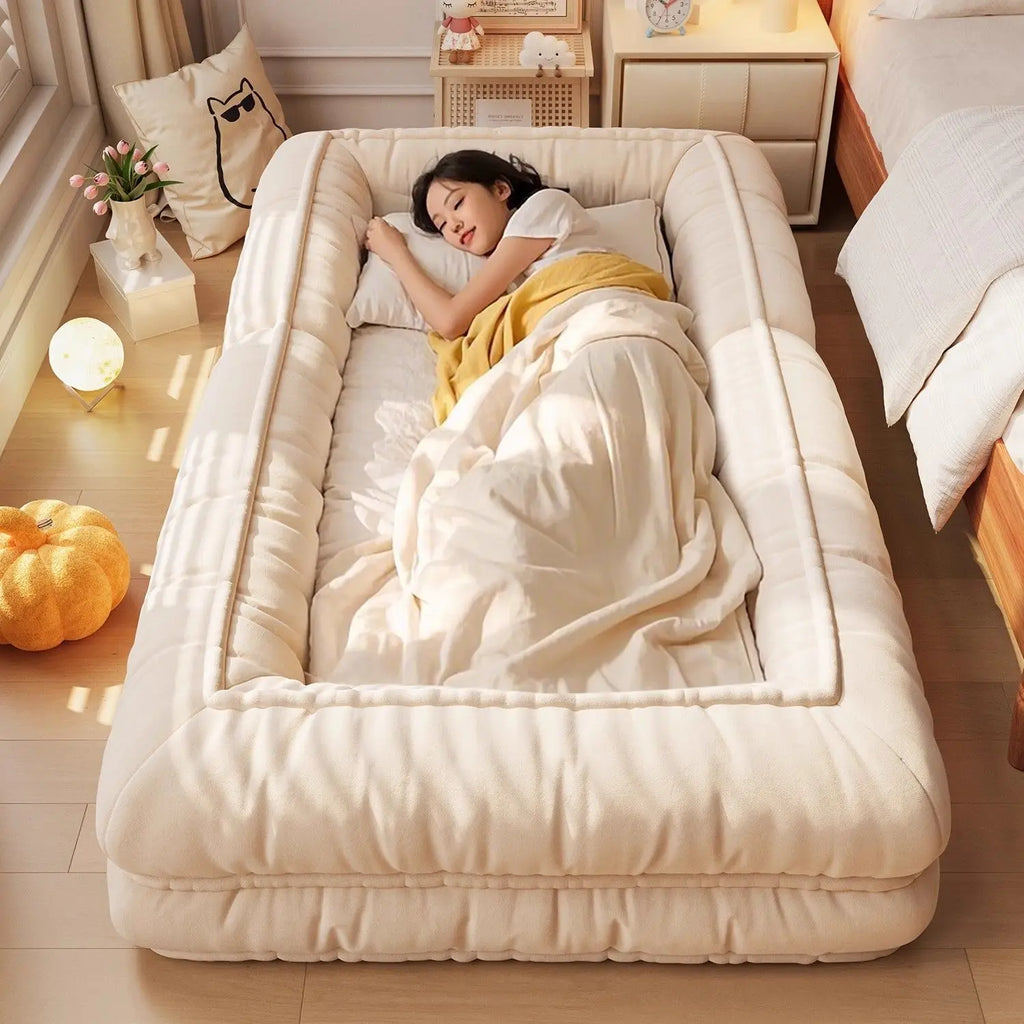 Convertible Sofa Bed 3 in 1 Foldable  Multi-Angle Adjustable High Density Sponge Folding Furniture for Living Room Bedroom