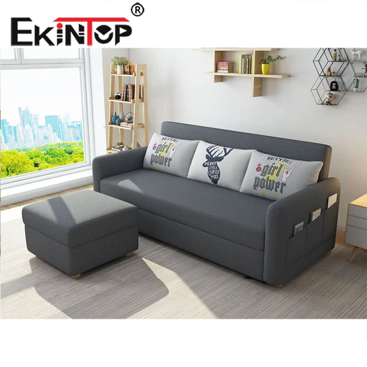 Ekintop Modern New Design Foshan Sofa Bed Steel Sofa Cum Bed