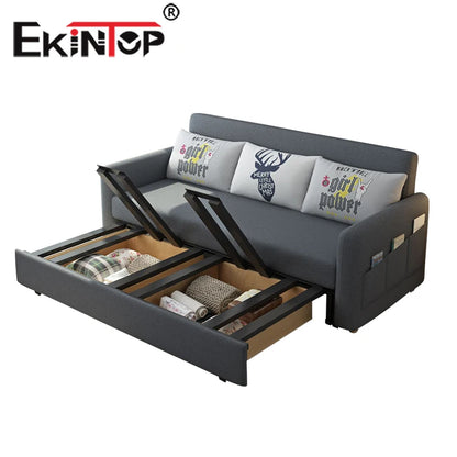 Ekintop Modern New Design Foshan Sofa Bed Steel Sofa Cum Bed