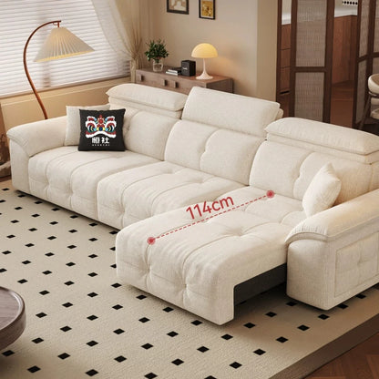 European Style Sleeper Electric Sofa Bed Living Room Luxury Electric Recliner Sofa Bed Modular Multifunctional Furniture